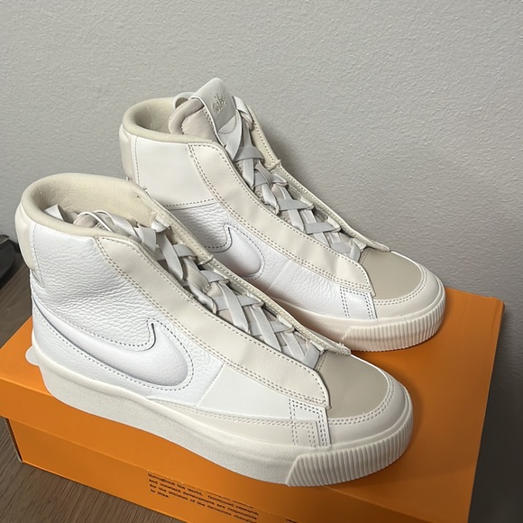 NWT Women's Nike Blazer Mid Victory Sneakers - Off-white & Cream - DR2948100 - Picture 12 of 12